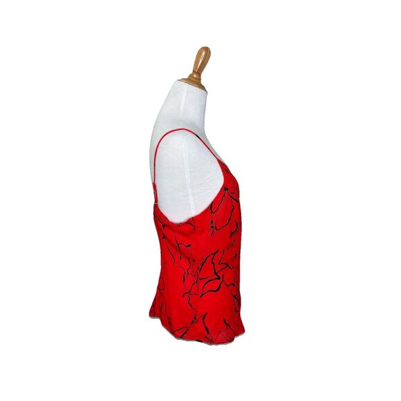 ASTR The Label Camisole Tank Top Spaghetti Strap Red Black Sz M Womens - Picture 6 of 9